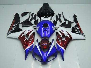 Burgandy et Bleu Carénage Moto CBR 1000 RR 06-07