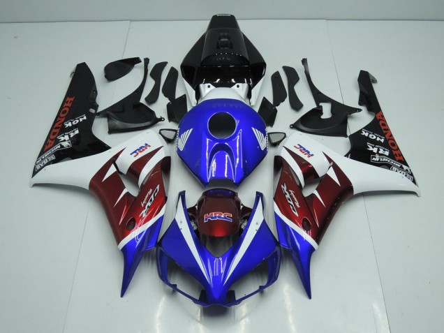 Burgandy et Bleu Carénage Moto CBR 1000 RR 06-07