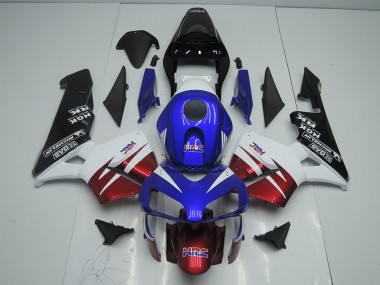 Dark Rouge Bleu Carénage Moto CBR 600 RR 03-04