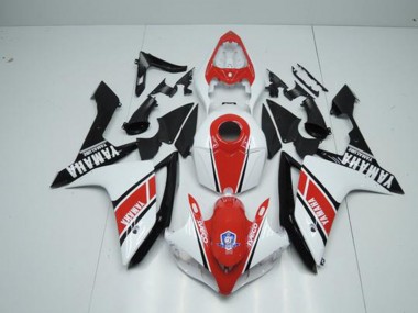 Factory Rouge Blanc Carénage Moto R1 07-08