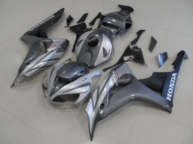 Gris Argent et Noir Mat Carénage Moto CBR 1000 RR 06-07 Gris Argent et Noir Mat Carénage Moto CBR 1000 RR 06-07