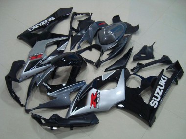 Gris Noir Argent Carénage Moto GSXR 1000 K5 05-06