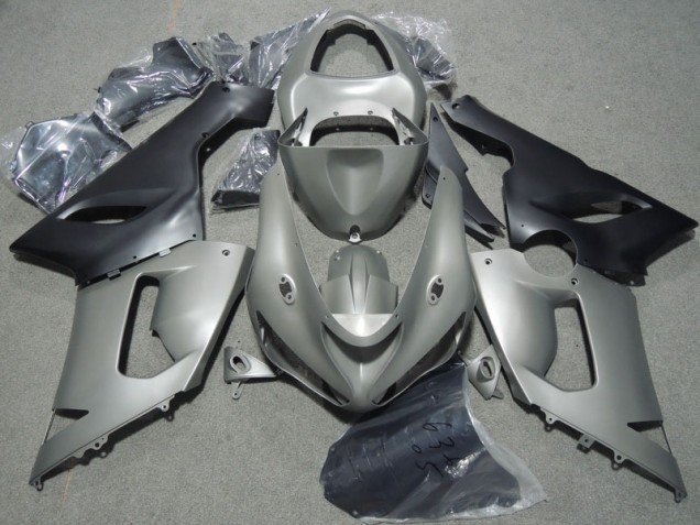 Gris Noir Carénage Moto ZX6R 05-06 Gris Noir Carénage Moto ZX6R 05-06