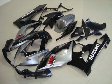 Gris Noir Kit Carénages Motos Complet GSXR 1000 K5 05-06