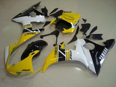 Jaune Anniversary Carénage Moto R6 03-05