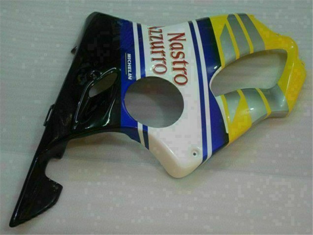 Jaune Argent Nastro Azzurro Carénage Moto CBR 600 F4i 01-03 Jaune Argent Nastro Azzurro Carénage Moto CBR 600 F4i 01-03