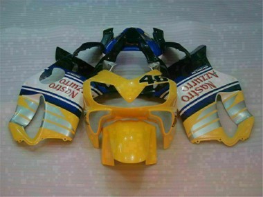 Jaune Argent Nastro Azzurro Carénage Moto CBR 600 F4i 01-03