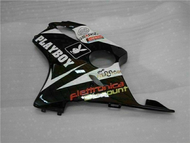 Jaune Argent Noir Playboy Carénage Moto CBR 600 F4i 01-03 Jaune Argent Noir Playboy Carénage Moto CBR 600 F4i 01-03