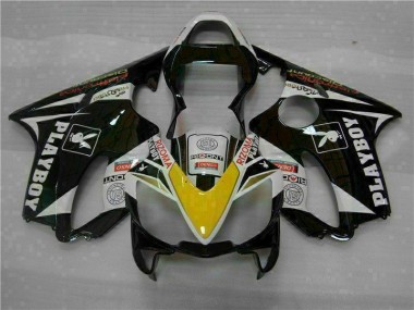 Jaune Argent Noir Playboy Carénage Moto CBR 600 F4i 01-03