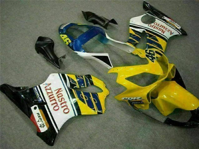 Jaune Blanc Carénage Moto CBR 600 F4i 01-03 Jaune Blanc Carénage Moto CBR 600 F4i 01-03