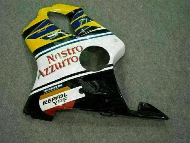 Jaune Blanc Carénage Moto CBR 600 F4i 01-03 Jaune Blanc Carénage Moto CBR 600 F4i 01-03