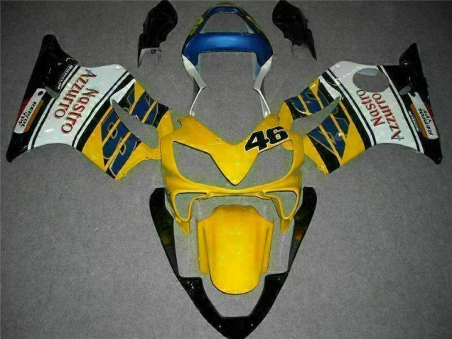 Jaune Blanc Carénage Moto CBR 600 F4i 01-03 Jaune Blanc Carénage Moto CBR 600 F4i 01-03