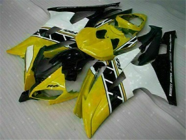 Jaune Blanc Carénage Moto R6 08-16
