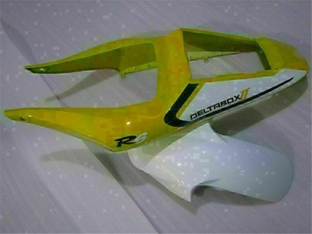 Jaune Blanc Carénage Moto R6 98-02