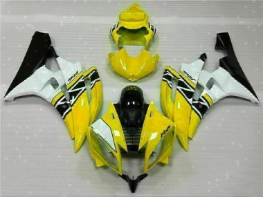 Jaune Blanc Noir Carénages Moto R6 06-07
