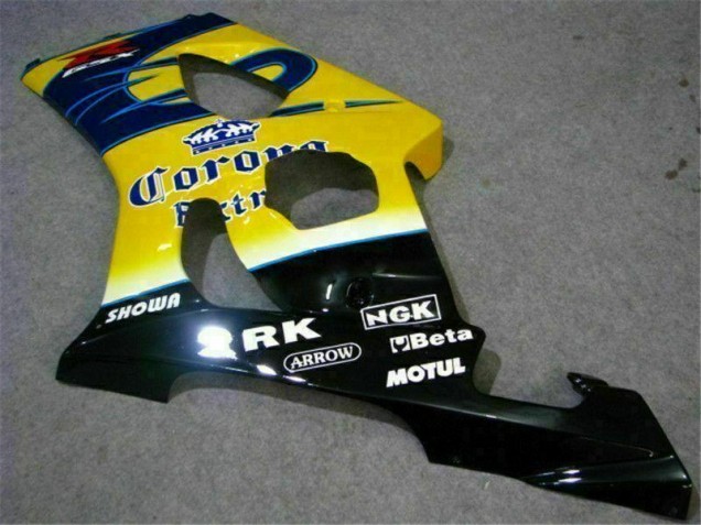 Jaune Bleu Carénage Moto GSXR 1000 K3 03-04 Jaune Bleu Carénage Moto GSXR 1000 K3 03-04
