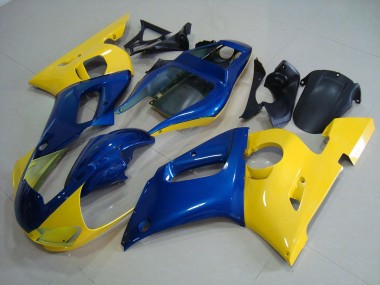Jaune Bleu Carénages Moto R6 98-02