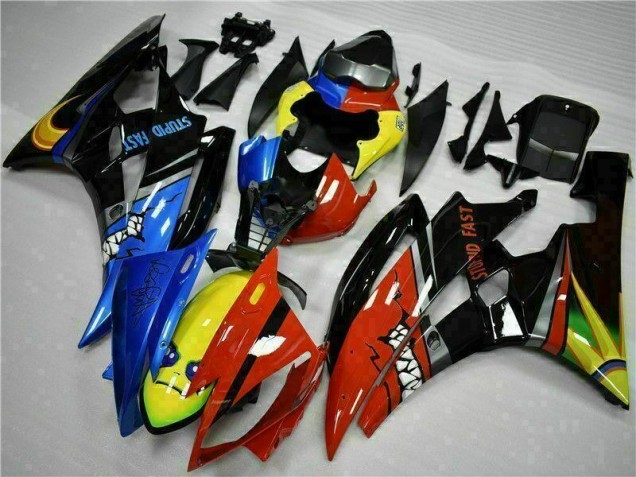 Jaune Bleu Rouge Carénage Moto R6 06-07