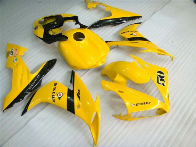 Jaune Carénage Moto R1 04-06 Jaune Carénage Moto R1 04-06
