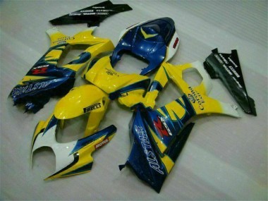 Jaune Carénages Moto GSXR 1000 K7 07-08