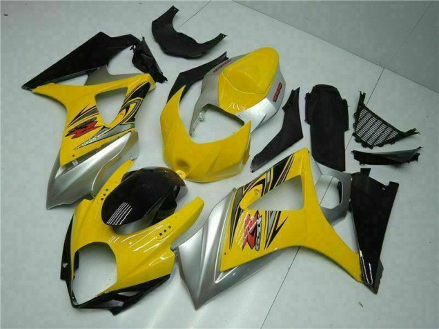 Jaune Carrosserie Moto GSXR 1000 K7 07-08 Jaune Carrosserie Moto GSXR 1000 K7 07-08