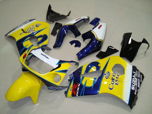 Jaune Corona Carénage Moto GSXR 600 96-00 Jaune Corona Carénage Moto GSXR 600 96-00