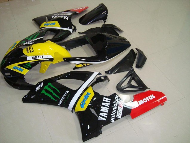Jaune Monster Carénages Moto R1 00-01