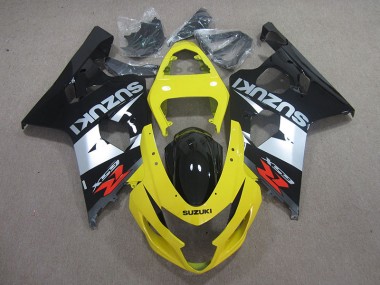 Jaune Noir Argent Carénage Moto GSXR 750 K4 04-05