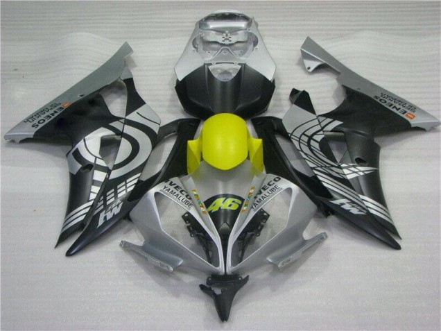 Jaune Noir Argent Carénage Moto R6 08-16 Jaune Noir Argent Carénage Moto R6 08-16