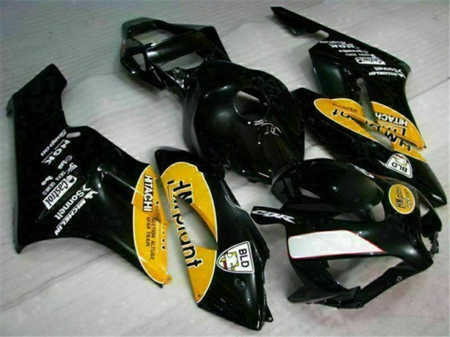 Jaune Noir Carénage Moto CBR 1000 RR 04-05 Jaune Noir Carénage Moto CBR 1000 RR 04-05