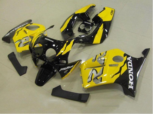 Jaune Noir Carénage Moto CBR 250 RR MC19 1988-1989 Jaune Noir Carénage Moto CBR 250 RR MC19 1988-1989