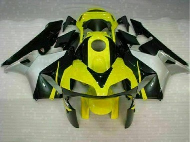 Jaune Noir Carénage Moto CBR 600 RR 03-04
