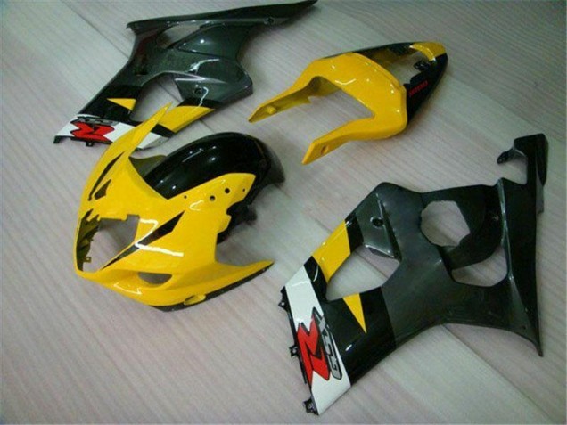 Jaune Noir Carénage Moto GSXR 1000 K3 03-04 Jaune Noir Carénage Moto GSXR 1000 K3 03-04