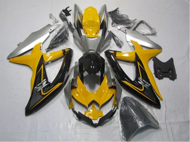 Jaune Noir Carénage Moto GSXR 1000 K7 07-08