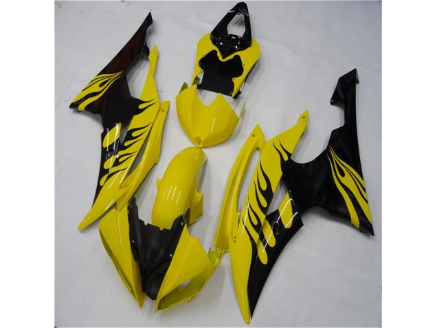 Jaune Noir Carénage Moto R6 08-16