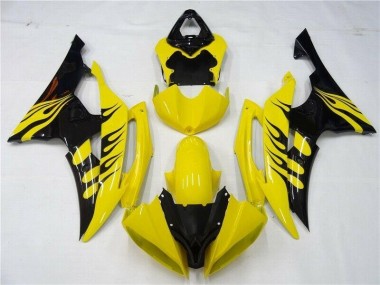 Jaune Noir Carénage Moto R6 08-16