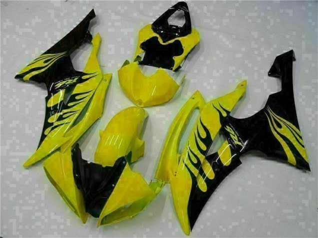 Jaune Noir Carénages Moto R6 08-16