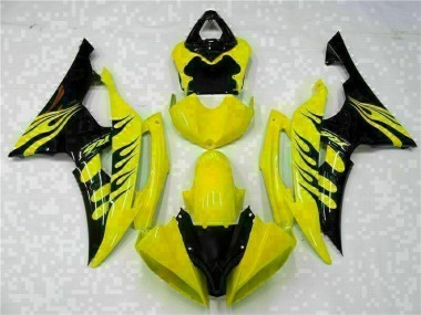 Jaune Noir Carénages Moto R6 08-16