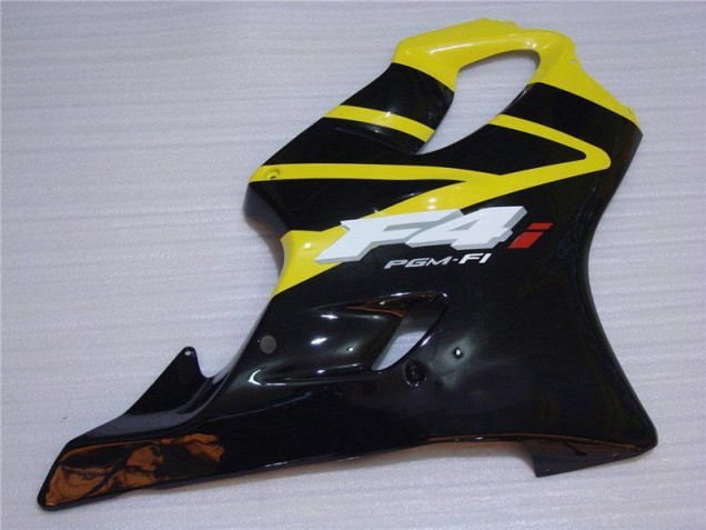 Jaune Noir Carrosserie Moto CBR 600 F4i 01-03 Jaune Noir Carrosserie Moto CBR 600 F4i 01-03