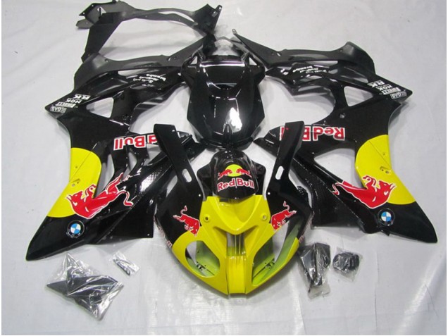 Jaune Noir Red Bull Carénage Moto S1000RR 09-14