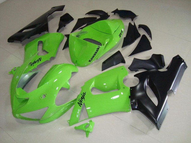 Lime Vert Carénage Moto ZX6R 05-06