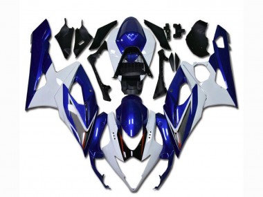 Carénage Moto Suzuki GSXR 1000 2005-2006 - Blanc Bleu