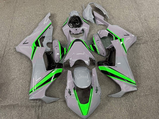 Carénages Moto Honda CBR1000RR 2017-2024 - Nardo Gris Vert Bande