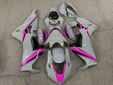 Carénages Moto Honda CBR1000RR 2017-2024 - Nardo Gris Rose Bande