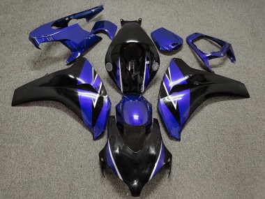 Carénage Moto Honda CBR1000RR 2008-2011 - Bleu Noir Brillant