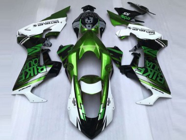 Carénages Moto Honda CBR1000RR 2017-2024 - Blanc Vert Noir Brillant