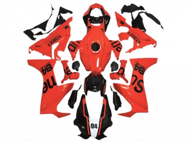 Carénages Moto Honda CBR1000RR 2017-2024 - Rouge Noir Brillant Street Flava