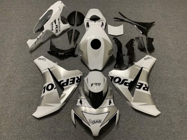 Carénages Moto Honda CBR1000RR 2008-2011 - Blanc Argent Noir Repsol
