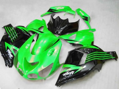 Carénages Moto Kawasaki ZX14R ZZR1400 2012-2024 - Vert Noir Brillant Blanc Ninja