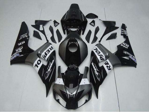 Carénages Moto Honda CBR1000RR 2004-2005 - Gris Blanc Noir Brillant Repsol